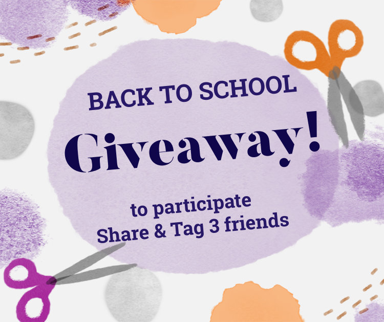 Back To School Giveaway Post Maker for Facebook