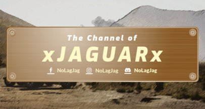 Gaming Twitch Banner Maker for a Battle Royale Squad