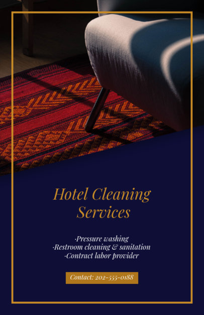 Flyer Maker for House Cleaning Services 295a