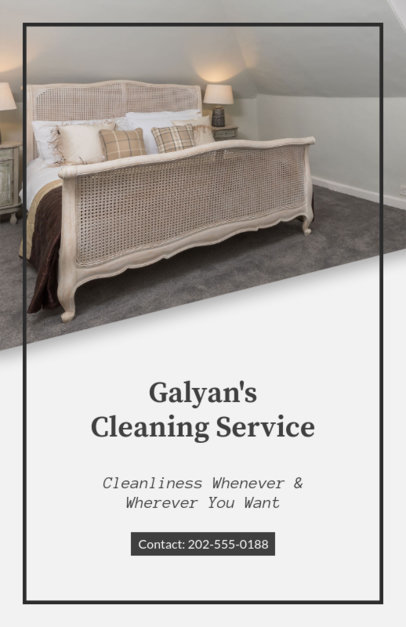 Flyer Maker for Home Cleaning Services 295c