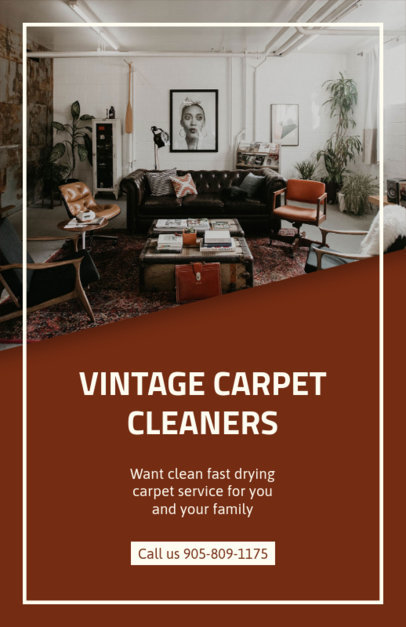 Online Flyer Maker for Carpet Cleaners 295d