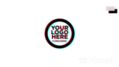 Intro Maker for a Logo Reveal with Glitches and Geometric Figures 1708