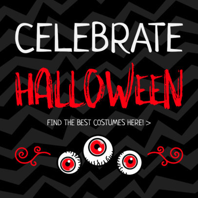 Halloween Costumes Social Media Post Template 