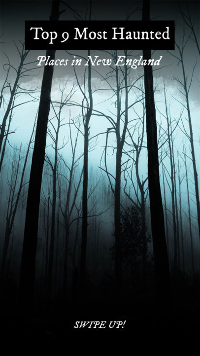 Halloween Instagram Story Maker for a Haunted Places Ranking 598g