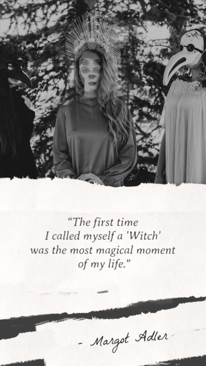 Halloween-Themed Instagram Story with Spooky Design