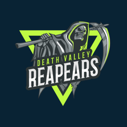 Gaming Logo Maker with a Grim Character