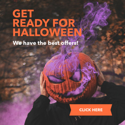 Spooky Online Banner Maker for Halloween Special Offers 