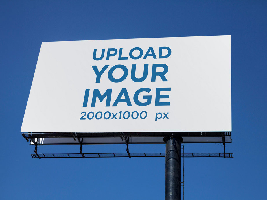 Mockups Images! Billboard Intense Blue