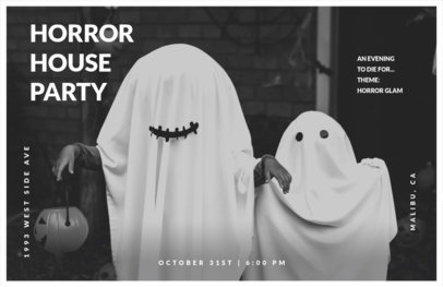 Online Flyer Maker for a Horror Halloween Party