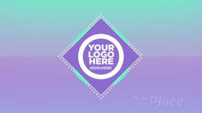 Intro Maker for a Logo Reveal with Cool Gradient Transitions 1732