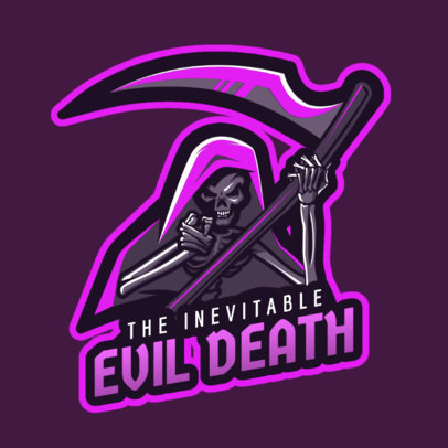 Gaming Logo Maker Featuring a Reaper