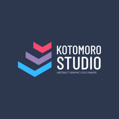 Company Logo Maker with Abstract Colorful Shapes