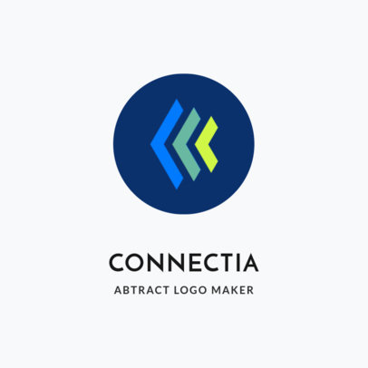 Abstract Logo Maker with Angled Shapes