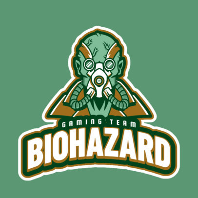 Gaming Logo Maker with a Toxic Creature Clipart 21j