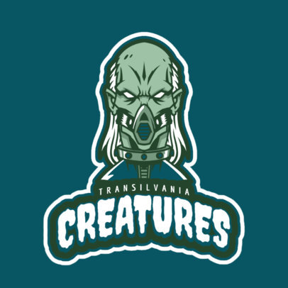 Gaming Logo Creator Featuring an Undead Character