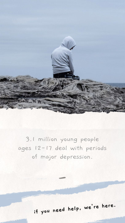 Instagram Story Template for Mental Health Awareness