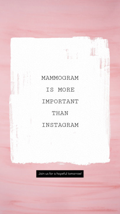 Instagram Story Creator for Health Awareness 580g