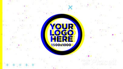 Intro Maker for a Logo Reveal with Color Distortion Effects 1742