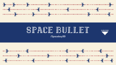 Retro YouTube Banner Maker With an 8-Bit Style 