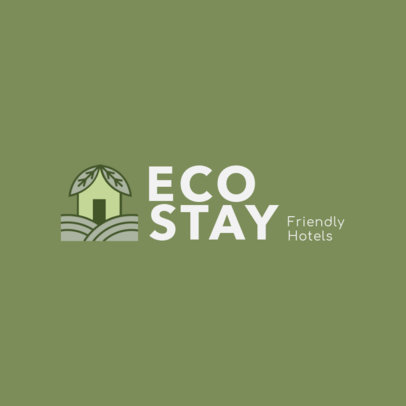 Logo Template for an Eco-Friendly Hotel 