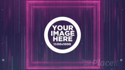 Intro Maker for a Logo Reveal with a Cyberspace Look 1780