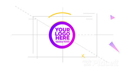 Logo Reveal Video Maker with Animated Geometric Shapes 1637