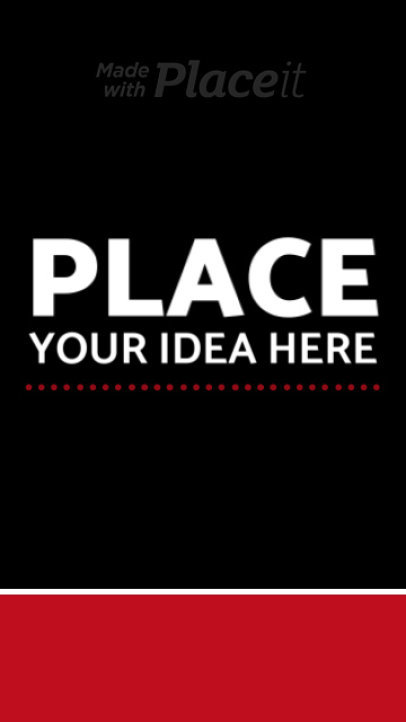 Modern Instagram Story Video Maker with Animated Text on the Sides  