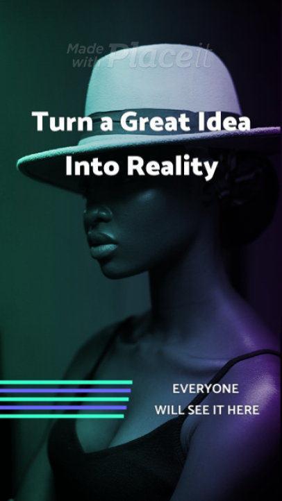 Instagram Story Video Maker with Minimalist Animated Lines