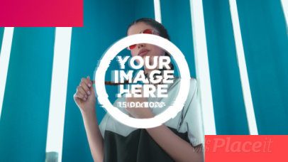 Logo Reveal Intro Maker with Glitching Bars Animations