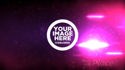 Logo Reveal Video Maker with a Colorful Nebula 1644