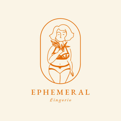 Stylish Logo Maker for a Lingerie Brand 