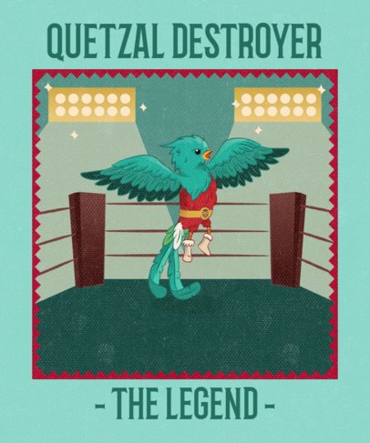 Wrestling-Themed T-Shirt Design Creator