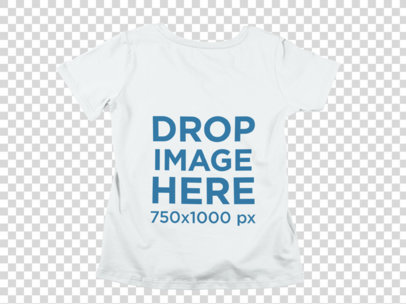 Clothing Mockup of the Back of a Tshirt on a Hanger a8994