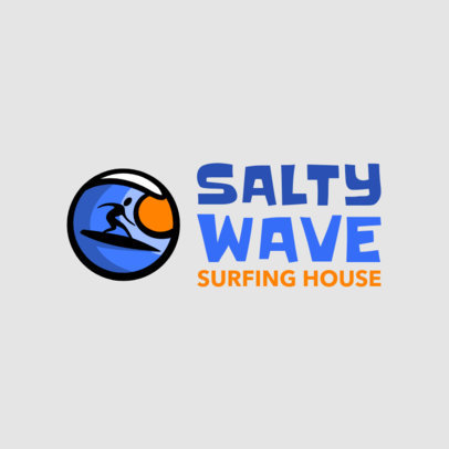 Sports Logo Generator for a Surfing House