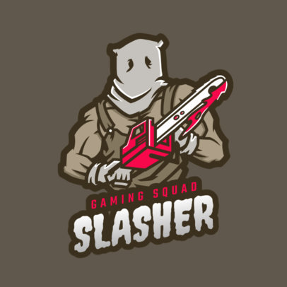 Logo Maker Featuring a Masked Assassin