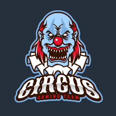 Logo Maker Featuring an Evil Clown 