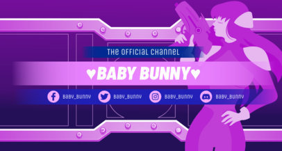 Overwatch-Inspired Twitch Banner Design Template
