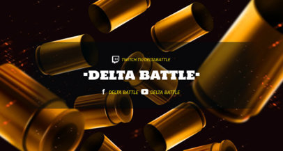 Twitch Banner Generator for Battle-Royale Games Players