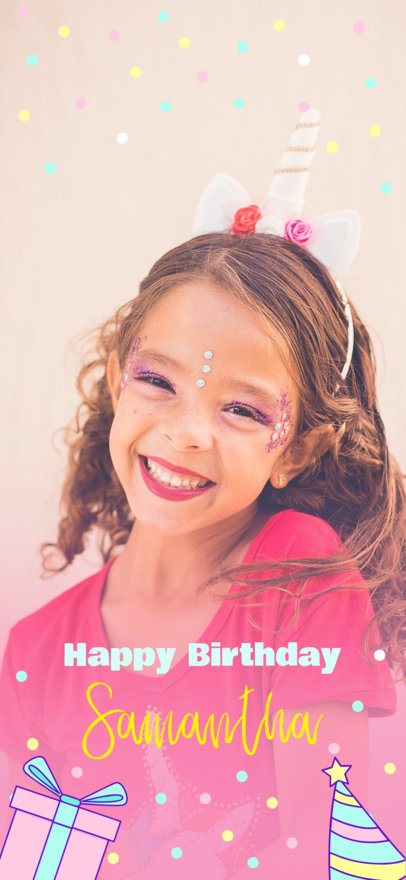 Snapchat Geofilter for a Birthday Occasion 1667