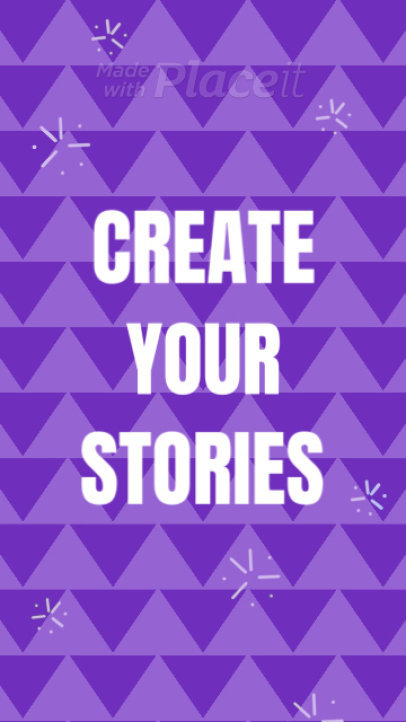 Instagram Story Video Maker with Animated Transitions and Text
