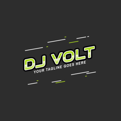 Cool DJ Logo Maker with a Simple Style