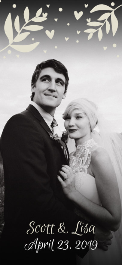 Romantic Snapchat Geofilter Maker for a Wedding 1668b