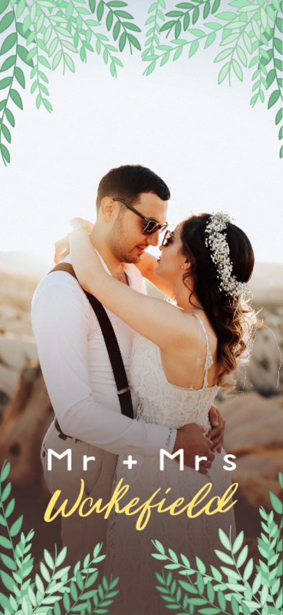 Snapchat Geofilter Generator for Weddings 1667a