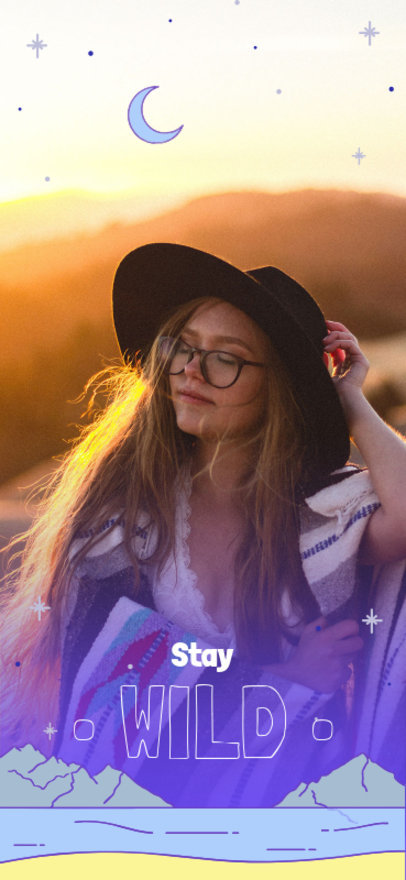 Snapchat Geofilter Maker Featuring Stars Illustrations 1667e