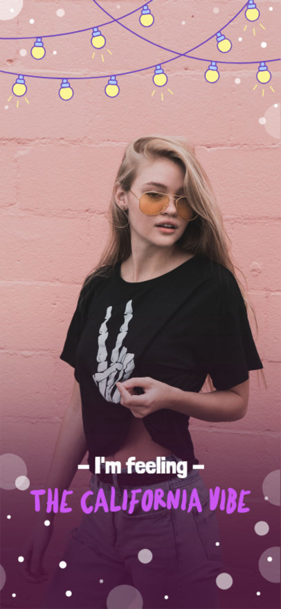 Snapchat Geofilter Creator Featuring a Lightbulb String Graphic 1667f