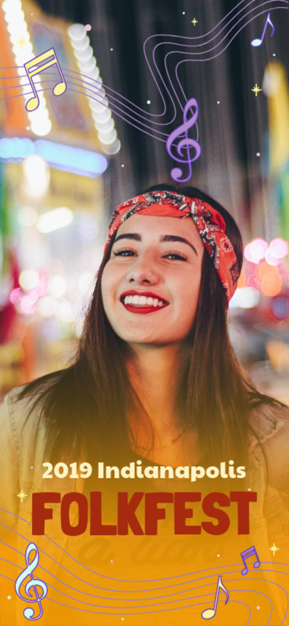 Snapchat Geofilter Maker with Musical Icons 1667h