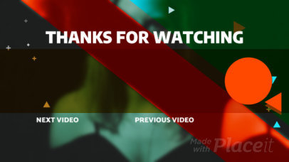 Loop Animation Video Maker for a YouTube End Card with Kaleidoscopic Effect 1568