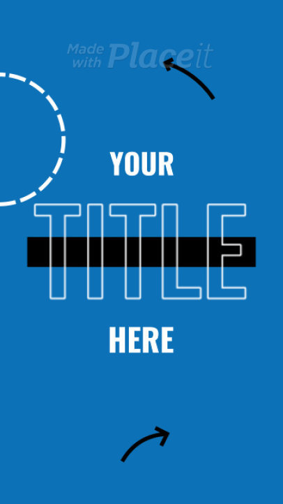 Modern Instagram Story Video Maker with Animated Text and Logo