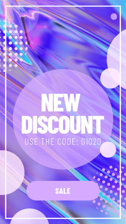 Instagram Story Maker for an Offer with an Abstract Design 1696j--1696