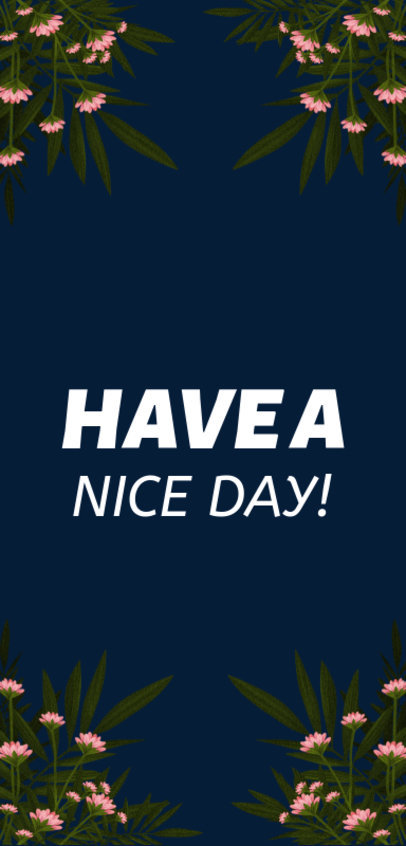 Phone Case Generator with Small Flowers as Frame